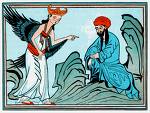 Click on image to see full-sized version <small>Mohammad frequently consulted with angels</small>
