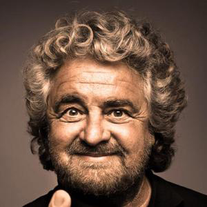 Click on image to see full-sized version Beppo Grillo - leader of M5S movement in Italy
