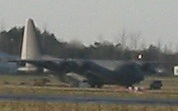 Click on image to see full-sized version US warplane Hercules MC130P at Shannon 9 Jan 2011
