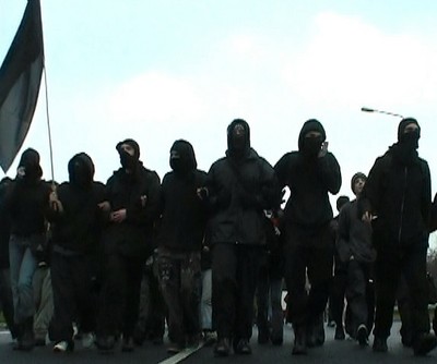 Click on image to see full-sized version The Black Bloc in Shannon on Dec 6th last year