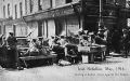 British army barricade at Moore street where surrender was taken
