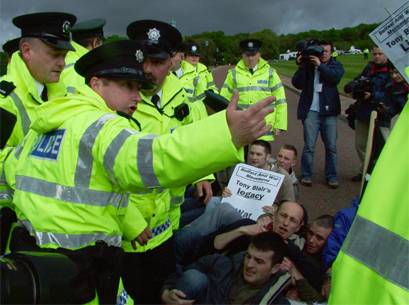 Click on image to see full-sized version Sit Down Protest