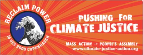 Click on image to see full-sized version RECLAIM POWER - PUSHING FOR CLIMATE JUSTICE