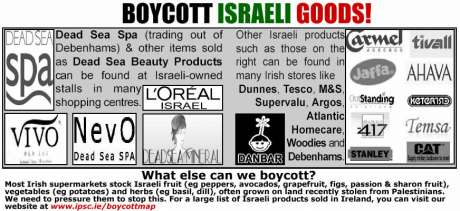 Click on image to see full-sized version Products to boycott