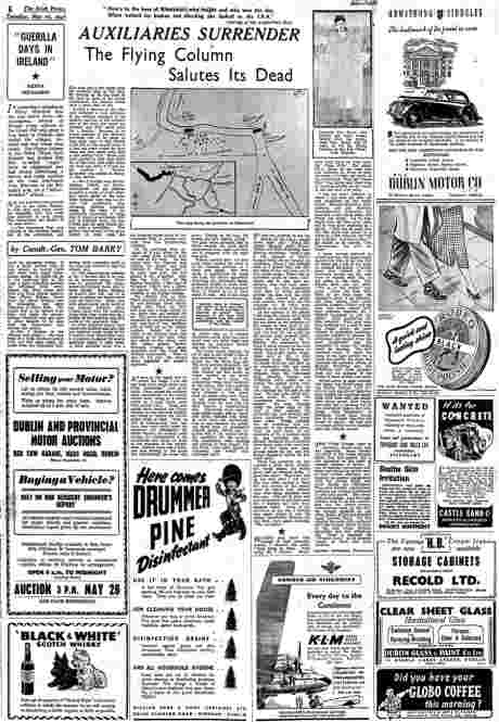 Click on image to see full-sized version Serialised account of Kilmichael Ambush - instalment 8