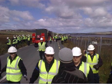 IRMS blocking road