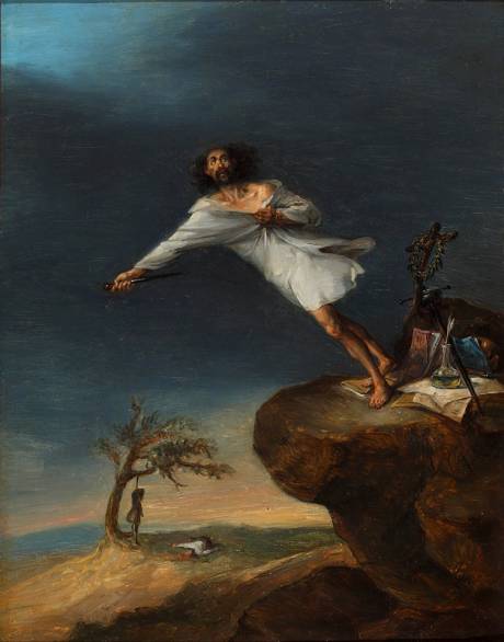 Click on image to see full-sized version Satire on Romantic Suicide (1839) by Leonardo Alenza y Nieto (1807–1845)
