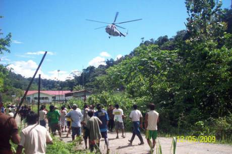 "This government disregards the indigenous people. was what they said a week before being shot at from helicopters