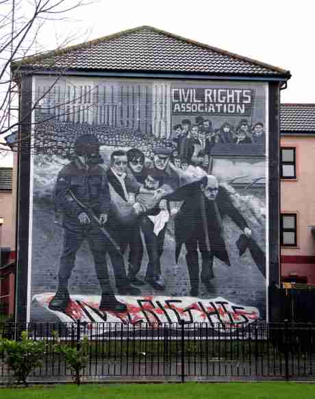 Click on image to see full-sized version 30th of January 1972, 26 civil rights activists were shot dead. 38 years later Justice came to Derry