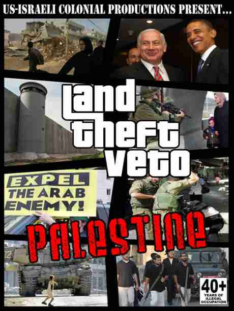 Click on image to see full-sized version Land Theft Veto - Palestine