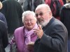 David Norris spots me and warns his friend