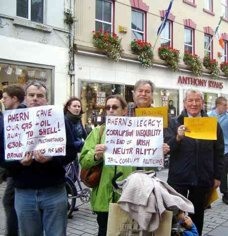 Click on image to see full-sized version Read it and Weep! Some Protestors in Galway.