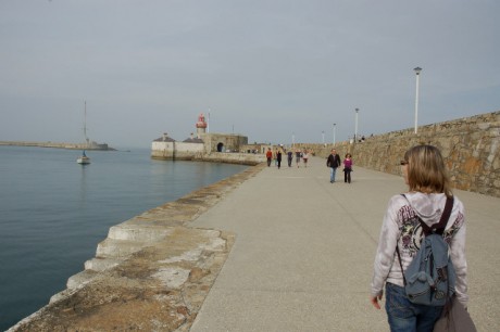 Click on image to see full-sized version A walk with Chelsea Manning's Mum out along Dun Laoghaire east pier