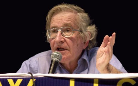 Click on image to see full-sized version Library picture - Noam Chomsky WSF 2003 source: wikicommons