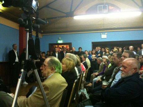 One half of the hall - standing room only